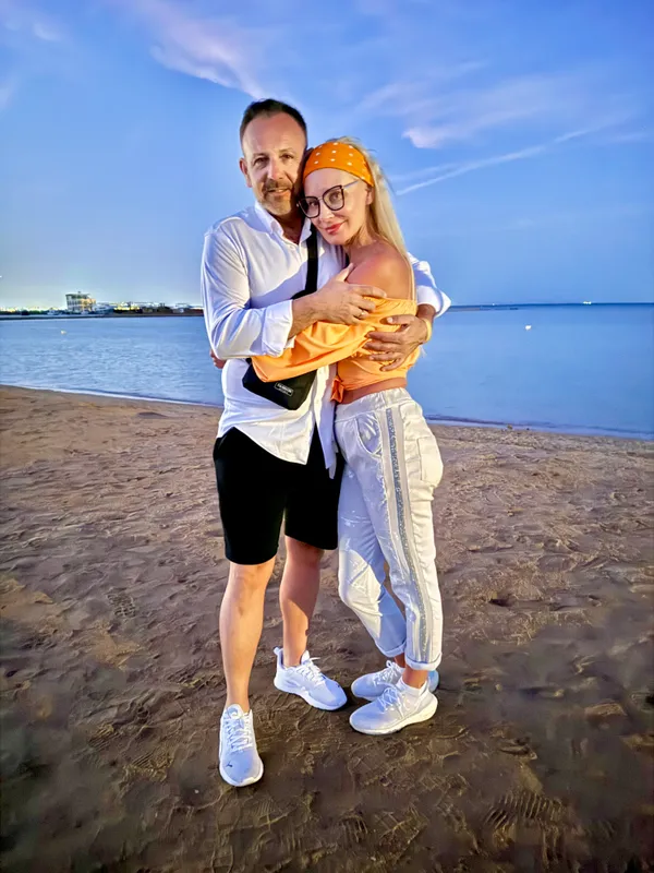 Elwira z mężem Mariuszem