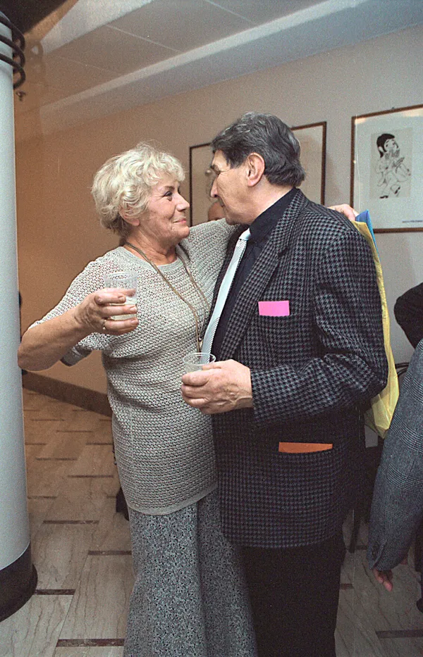 Teresa Lipowska z mężem