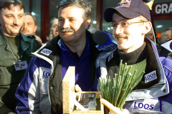 Apoloniusz Tajner  i Adam Małysz