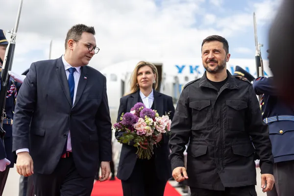 Podczas wizyt międzynarodowych