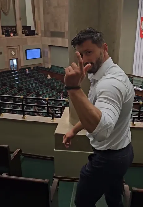 Podczas wizyty w Sejmie