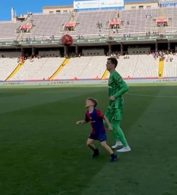 Wojciech Szczęsny z Liamem