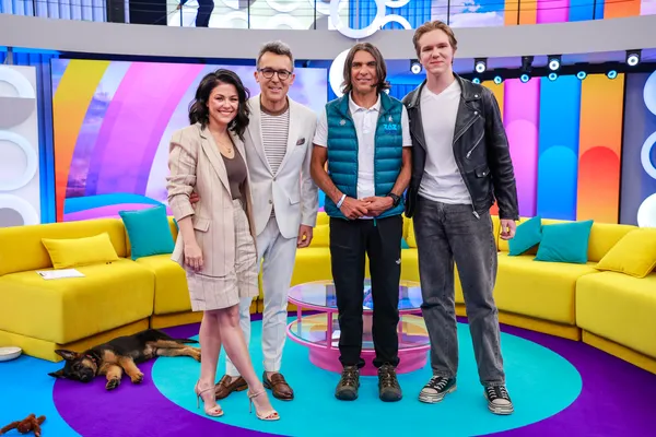 Tak pies Kurzopków harcuje na planie "Halo, tu Polsat". Zobacz następne zdjęcie