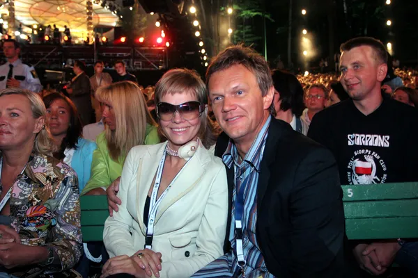 Weronika Marczuk i Cezary Pazura