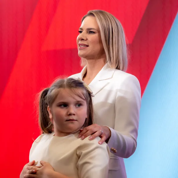 Marta Nawrocka z córką