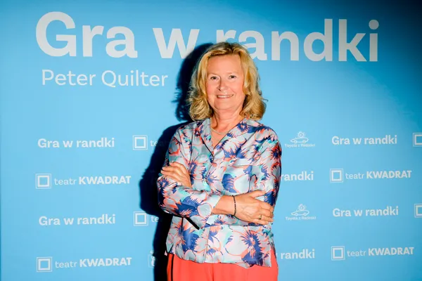 Barbara Bursztynowicz z mężem 