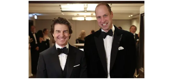 Tom Cruise z księciem Walii Williamem