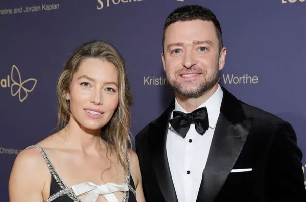 Justin Timberlake z żoną Jessicą Biel