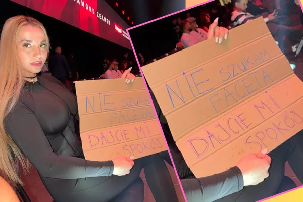 Marianna Schreiber z ważnym przekazem. Napisała go na... kawałku kartonu