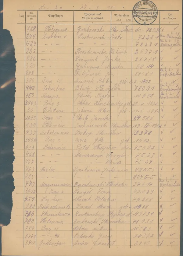 Księga Przyjęć do KL Auschwitz