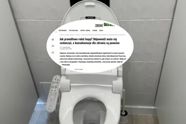 Jak prawidłowo robić kupę? Krajewski nie potrzebuje luksusowego sedesu